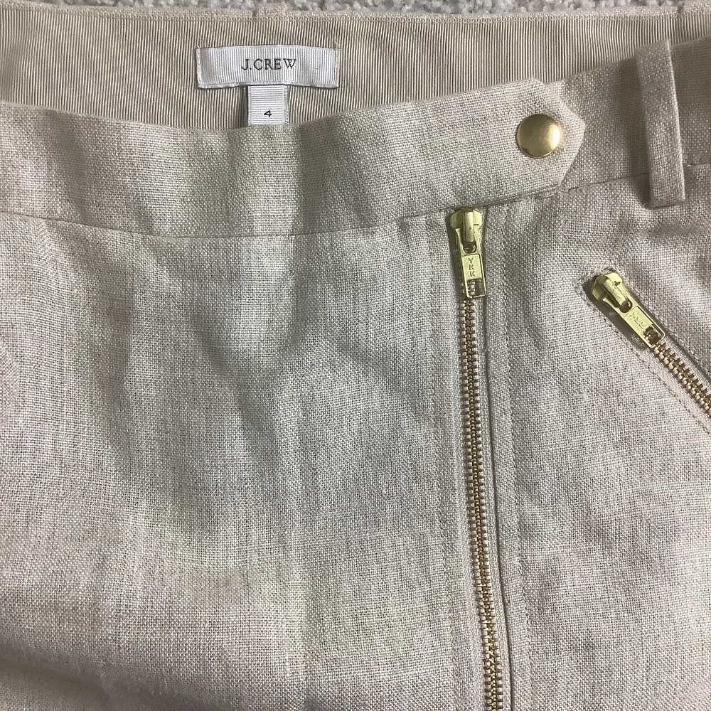 J. Crew Linen Skirt MSRP $119‎ - Picture 3 of 5